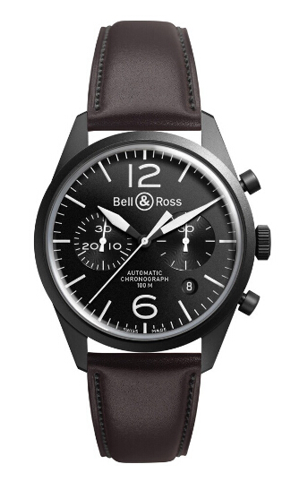 Bell & Ross Vintage BR 126 Original Carbon Black PVD Steel BRV126-BL-CA/SCA replica watch